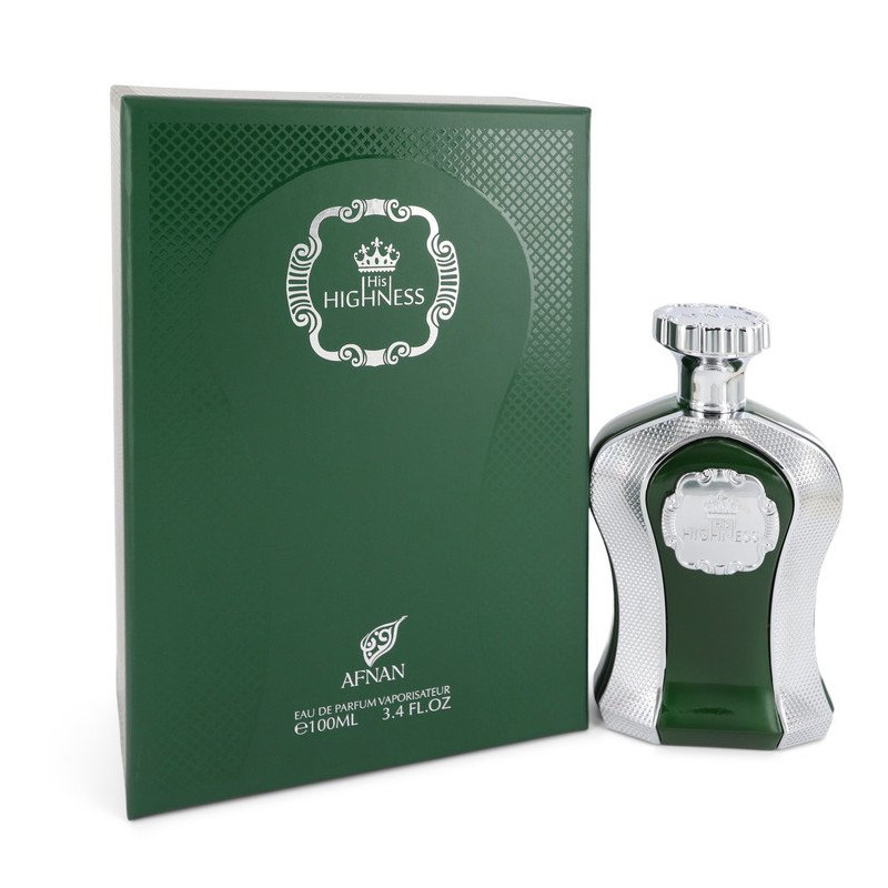 Eau De Parfum Spray Unisex Masculino Afnan His Highness Green