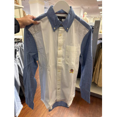 camisa manga longa regular fit stretch