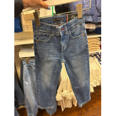 calça jeans Straight com ajuste na cintura 1