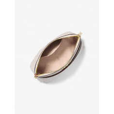 Michael Kors - Jet Set Travel Medium Logo Dome Crossbody Bag - Vanilla