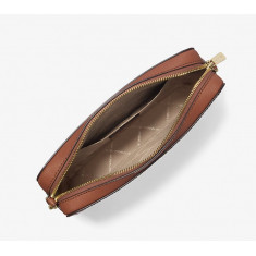 Michael Kors - Jet Set Large Saffiano Leather Crossbody Bag - Brown