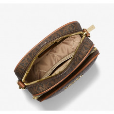 Michael Kors - Jet Set Travel Medium Logo Crossbody Bag - Brown