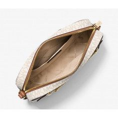 Michael Kors - Jet Set Large Logo Crossbody Bag - Vanilla