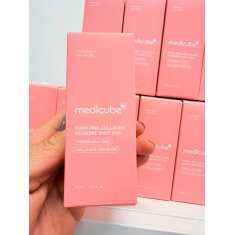 MEDICUBE PDRN PINK COLLAGEN EXOSOME SHOT 2000 - é um tratamento facial que serve para regenerar e fortalecer a pele, melhorar fi
