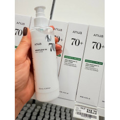 Anua HEARTLEAF 70 DAILY LOTION é uma loção leve que serve para acalmar e hidratar peles sensíveis, reduzir vermelhidão e irritaç