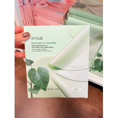 ANUA Heartleaf 70% + Hyaluronic Acid Mask - MASCARA FACIAL CAIXA COM 4 - é uma máscara facial que serve para hidratar intensamen
