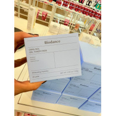 BIODANCE - CERA-NOL GEL TONER PADS com Panthenol + Ceramide + Hyaluronic Acid - lenço de hidratação facial 1