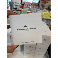 O Abib Glutathione Dark Spot Pad serve para clarear manchas escuras e uniformizar o tom da pele, esfoliar suavemente, removendo