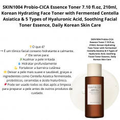 SKIN1004 Probio-CICA Essence Toner 7.10 fl.oz, 210ml, Korean Hydrating Face Toner with Fermented Centella Asiatica & 5 Types of