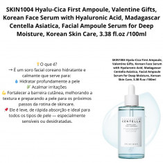 SKIN1004 Hyalu-Cica First Ampoule, Valentine Gifts, Korean Face Serum with Hyaluronic Acid, Madagascar Centella Asiatica, Facial