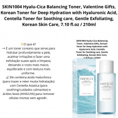 SKIN1004 Hyalu-Cica Balancing Toner, Valentine Gifts, Korean Toner for Deep Hydration with Hyaluronic Acid, Centella Toner for S