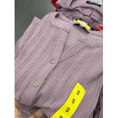 manga curta com botões 4