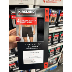 4 pks cuecas KIRKLAND