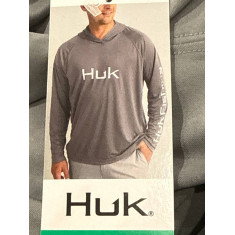 camiseta manga longa com capuz HUK 1