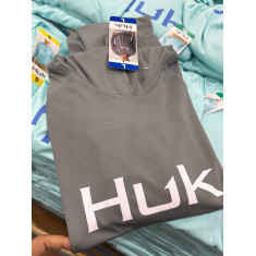 camiseta manga longa com capuz HUK 3