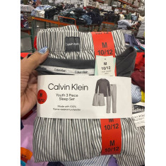 PROMO 12/04 kit 3 pcs pijama Boy Calvin Klein 2