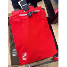 camiseta manga curta gola V 7