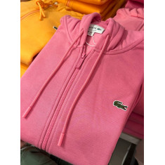 moletom Classic Fit com fleece, zíper e capuz 5