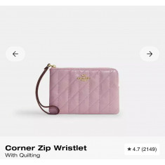 Carteira Corner Zip 4