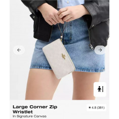 Carteira Large Corner Zip 3