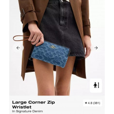 Carteira Large Corner Zip 6