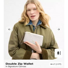 Carteira Double Zip 4