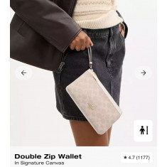 Carteira Double Zip 5