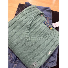 suéter manga longa gola V 6