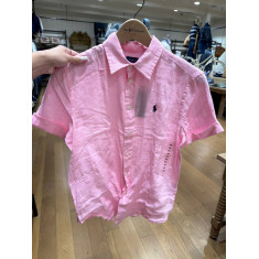 camisa classic fit de linho manga curta 4