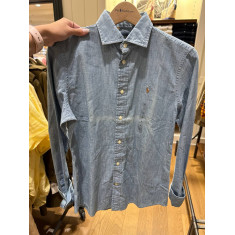 camisa manga longa jeans slim fit