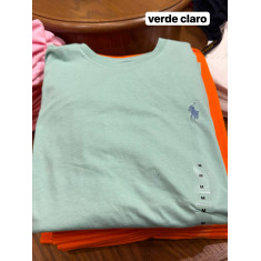 camiseta manga curta gola V 14