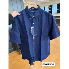 camisa manga curta classic fit linho 6
