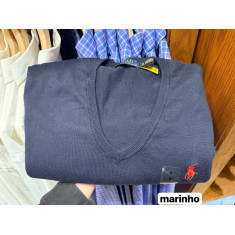 suéter fino gola V 2