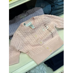 BABY GIRL suéter com botões 3