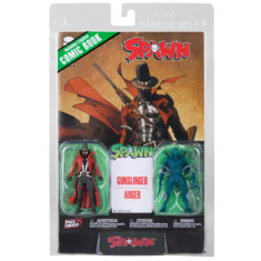 McFarlane Toys - Spawn Page Punchers 2pk Gunslinger and Auger 3in