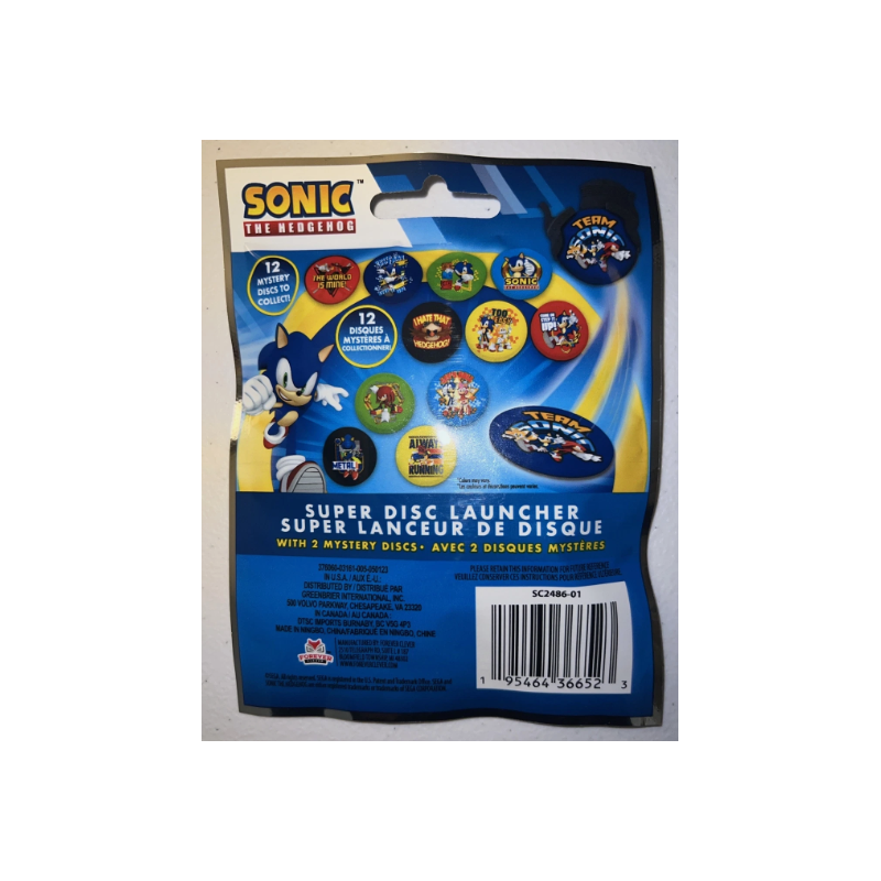 SEGA Sonic - The Hedgehog Super Disc Launcher