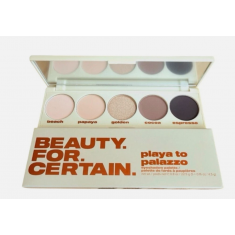 Beauty for Certain - Playa to Palazzo Eyeshadow Palette 5 Shades Neutrals Gold