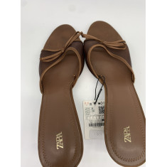 ZARA - Tamanco Feminino Marrom - Size 11