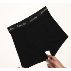 Calvin Klein - Cueca Boxer Cotton Classics Black - Size Large