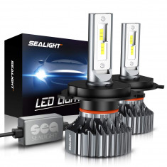 Lâmpadas de farol LED Scoparc S1 H11 / H8 / H9 branco brilhante - SEALIGHT