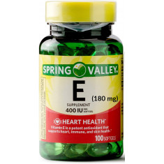 Vitamina E 180mg (400 IU) - Spring Valley (Val: 08/2024)