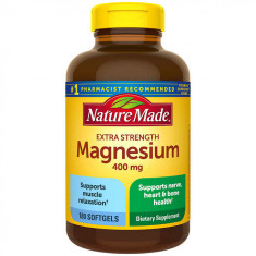 Nature Made Extra Strength Magnesium 400 mg (Val: 09/23+)