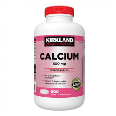 Kirkland Signature Calcium 600 mg. with Vitamin D3 (Val: 12/2024+)