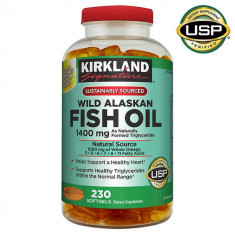 Kirkland Signature Wild Alaskan Fish Oil 1400 mg. (Val: 04/23+)