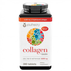 Youtheory Collagen Plus Biotin - 390 Caps (Val: 10/2024+)