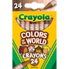 Crayola - Giz de Cera "Cores do mundo" - 24 cores