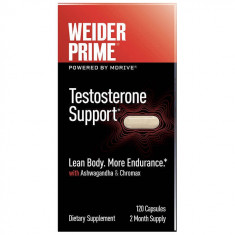Weider Prime Testosterone Support, 120 Capsules (Val: 06/2024+)