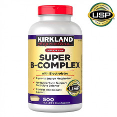 Kirkland Signature Super B-Complex with Electrolytes, 500 Tablets - Val: 11/2023