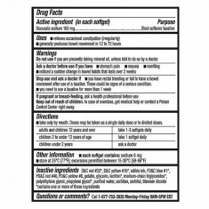 Kirkland Signature Stool Softener 100 mg., 400 Softgels - Val: 04/2024