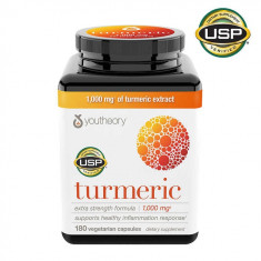 youtheory Turmeric Extra Strength Formula 1,000 mg., 180 Capsules - Val: 12/2024